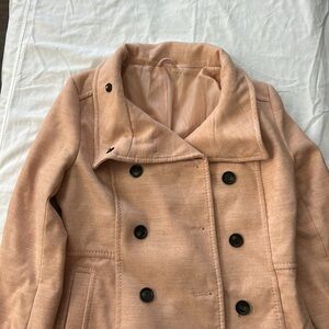 Blush H&M pea coat